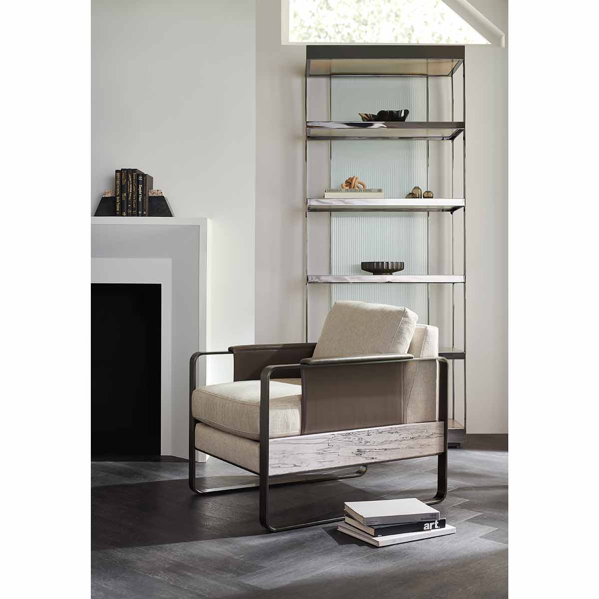 Arm In Arm Club Chair | Caracole Classic Collection | Elegant Contemporary Luxury Exclusive Designer Furniture