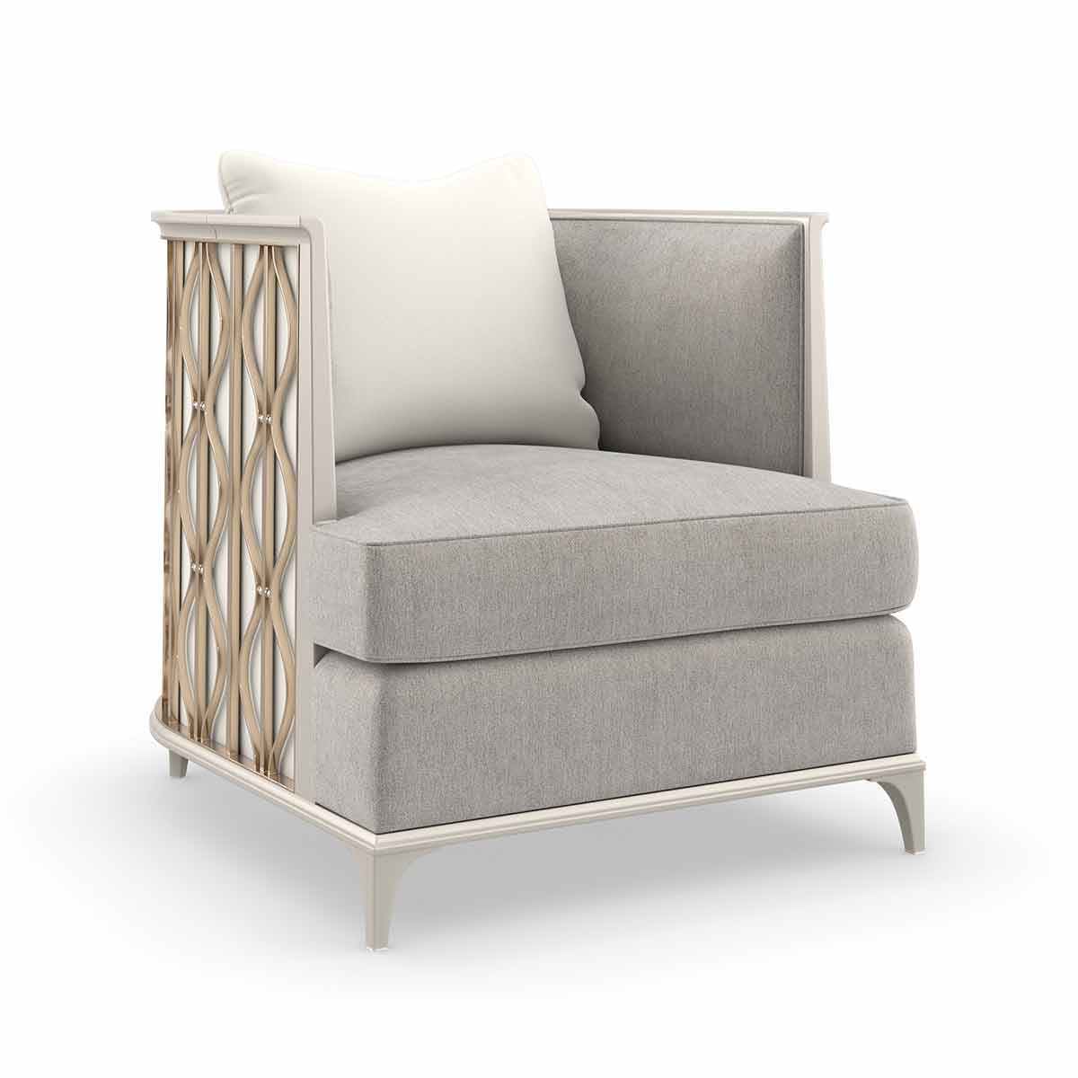 Back In Style Lounge Chair | Caracole Classic Collection | Elegant Contemporary Luxury Exclusive Designer Furniture