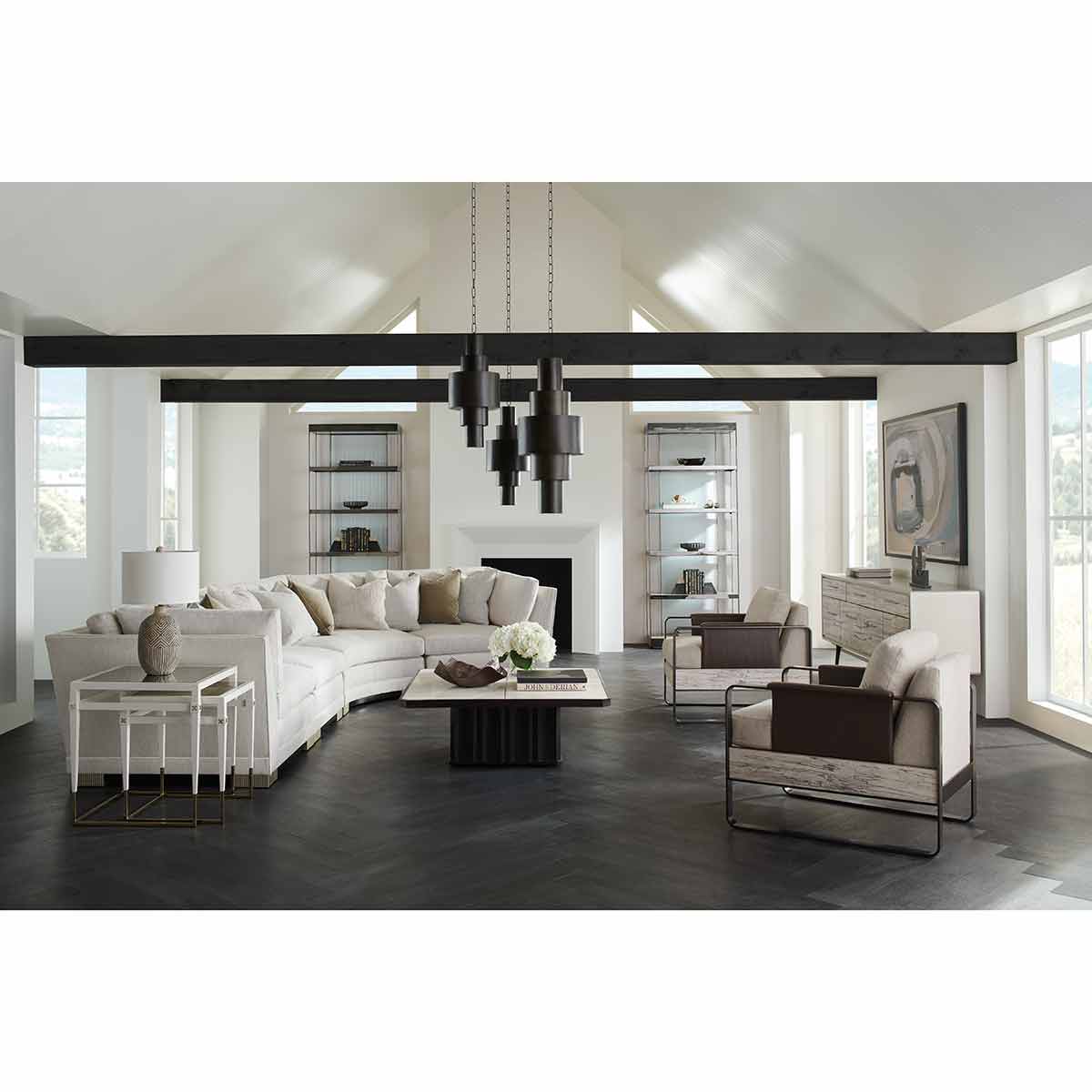 Deep Retreat Sectional Sofa | Caracole Classic Collection | Elegant Contemporary Luxury Exclusive Designer Furniture