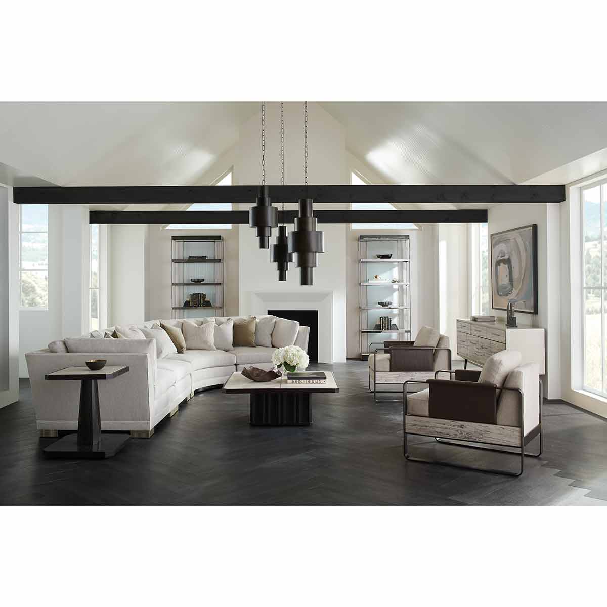 Deep Retreat Sectional Sofa | Caracole Classic Collection | Elegant Contemporary Luxury Exclusive Designer Furniture