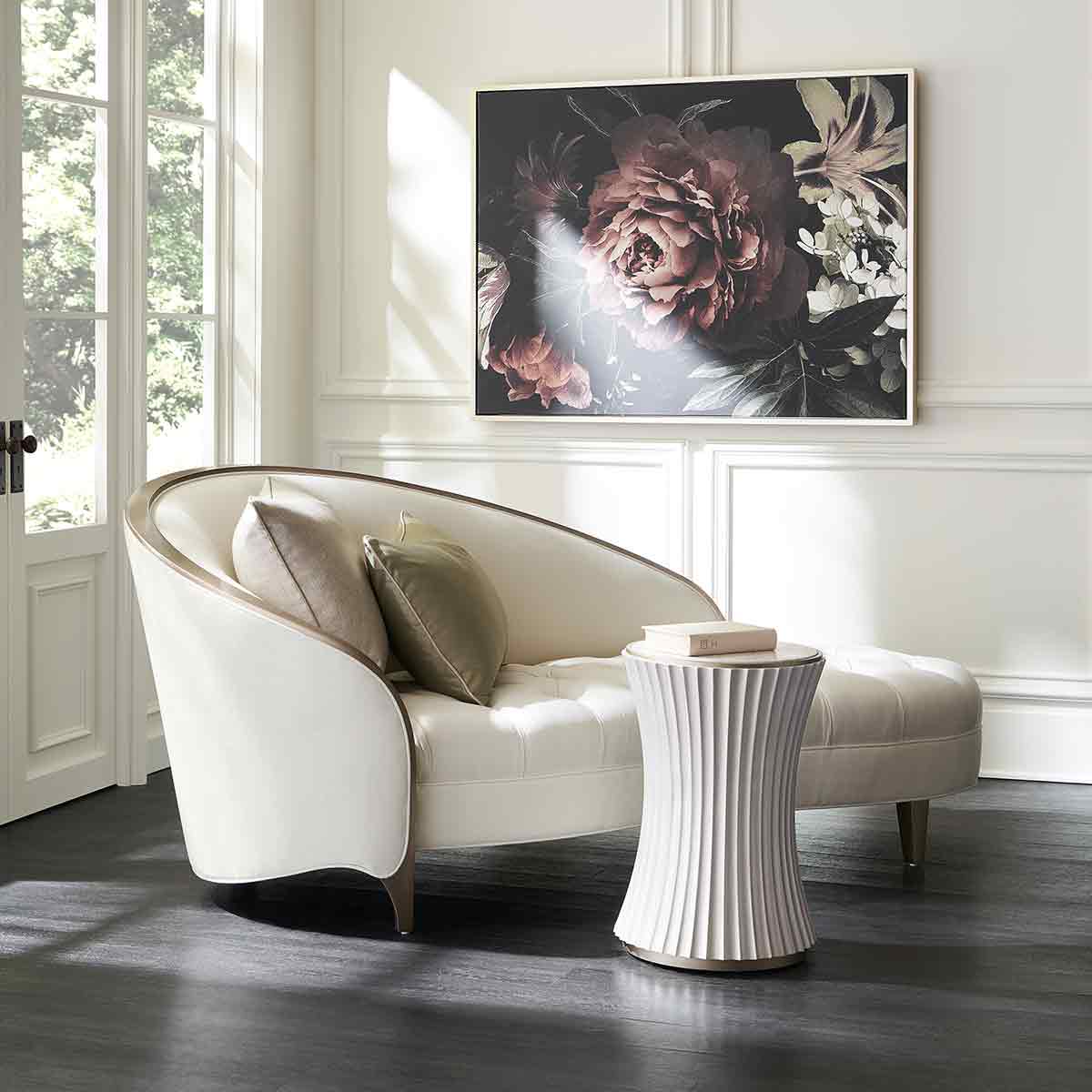 Valentina Chaise | Caracole Valentina Collection | Elegant Contemporary Luxury Exclusive Designer Furniture