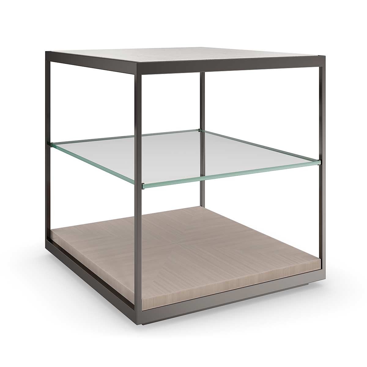 Quadrant Side Table | Caracole Classic Collection | Elegant Contemporary Luxury Exclusive Designer Furniture