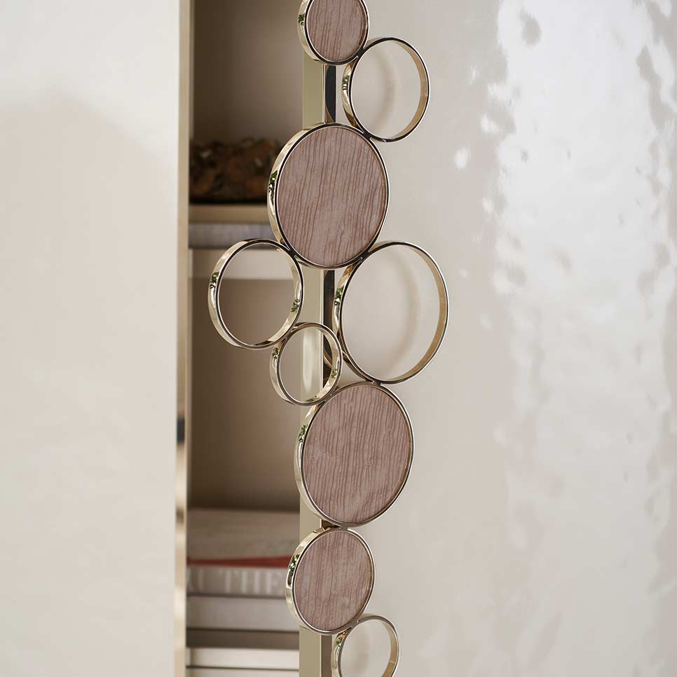 Skyscraper Tall Home Office Cabinet | Caracole Signature Metropolitan Collection | Elegant Contemporary Luxury Exclusive Designer Furniture