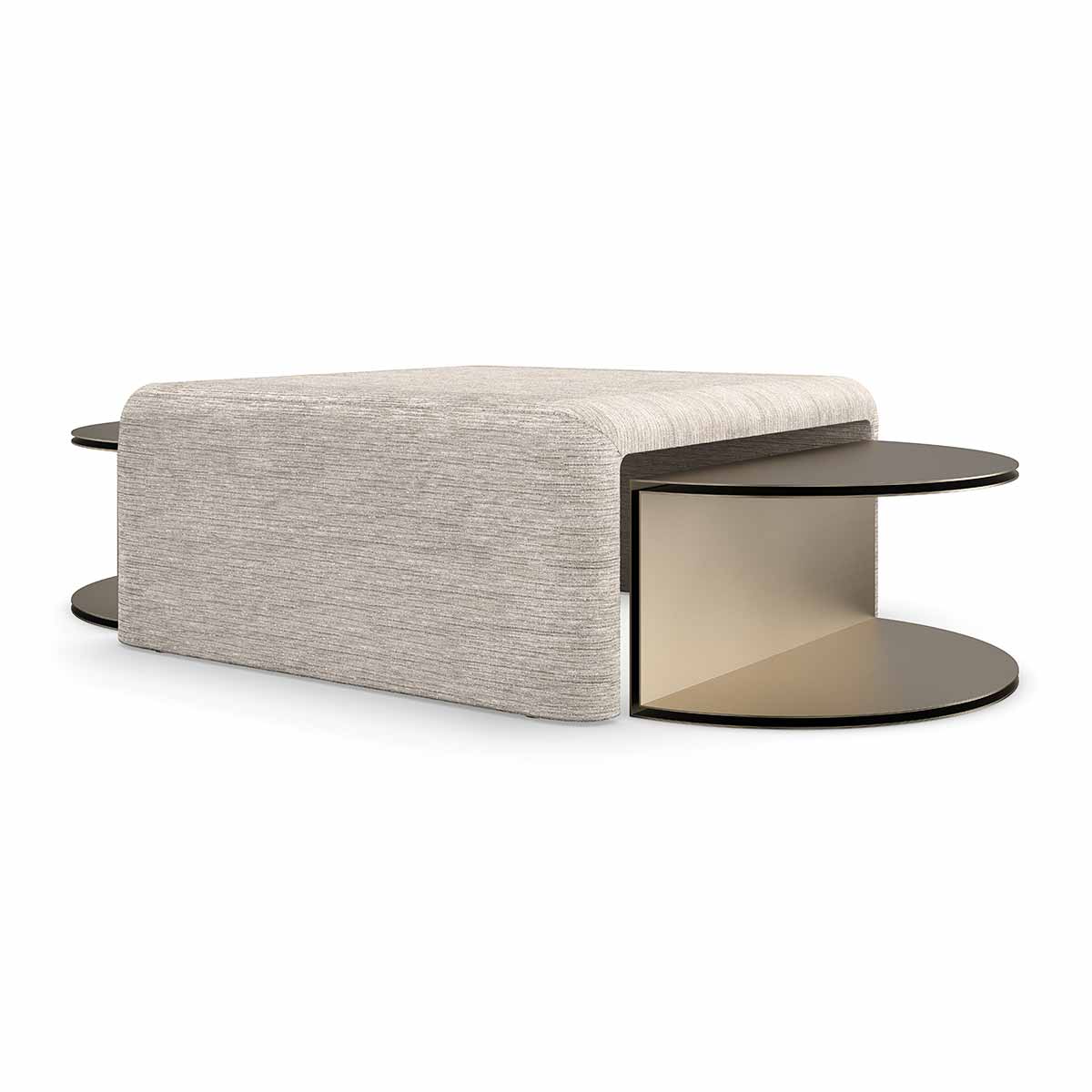 Bridge The Gap Cocktail Table | Caracole Classic Collection | Elegant Contemporary Luxury Exclusive Designer Furniture