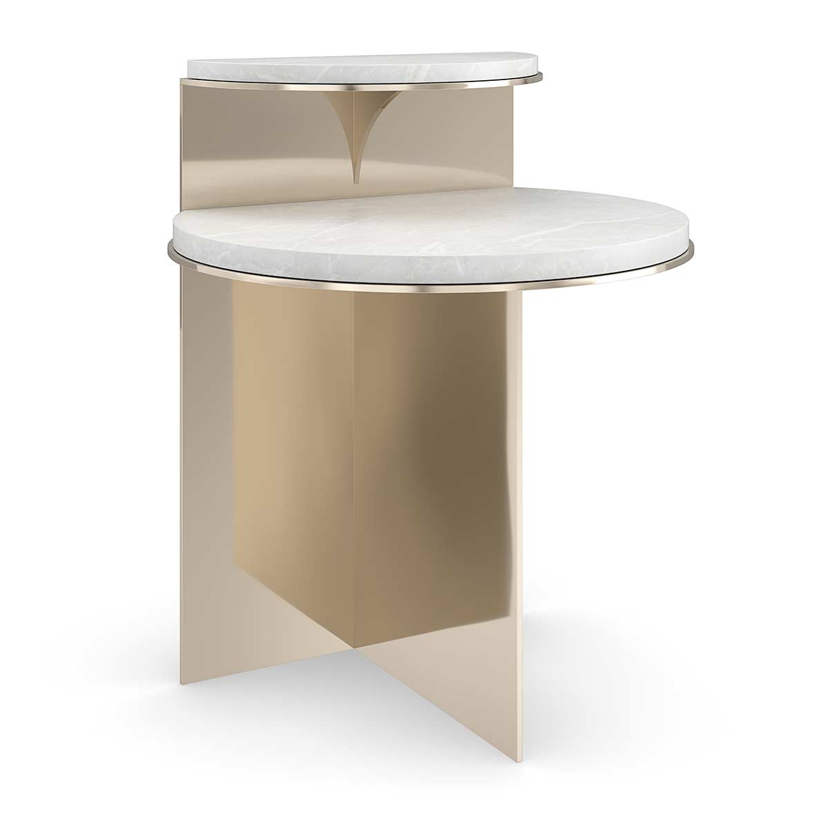 Touche Light Side Table | Caracole Classic Collection | Elegant Contemporary Luxury Exclusive Designer Furniture