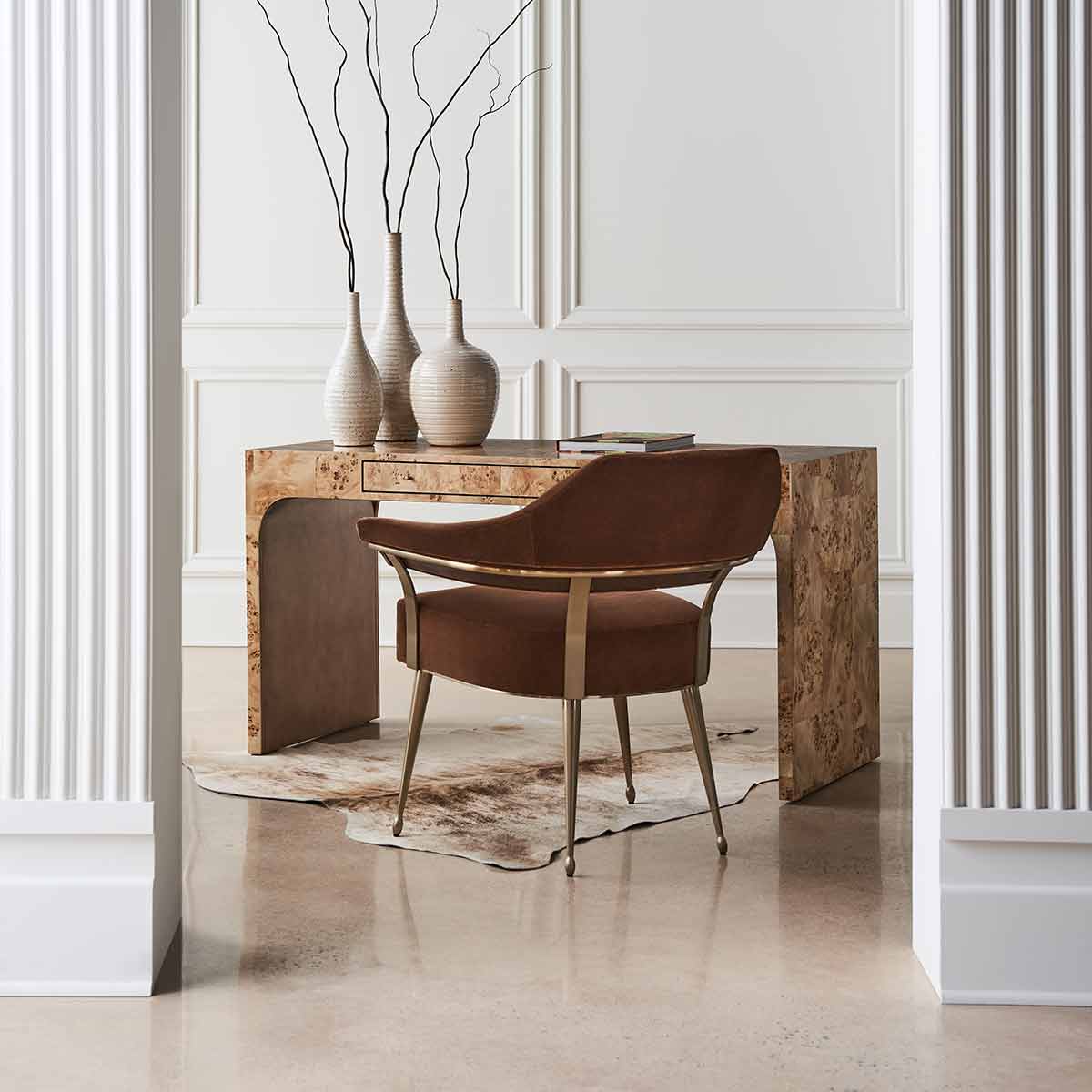 Burlesque Desk | Caracole Classic Collection | Elegant Contemporary Luxury Exclusive Designer Furniture