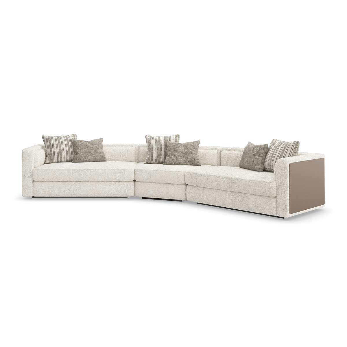 Unity Sectional Sofa | Caracole Modern Principles Collection | Elegant Contemporary Luxury Exclusive Designer Furniture