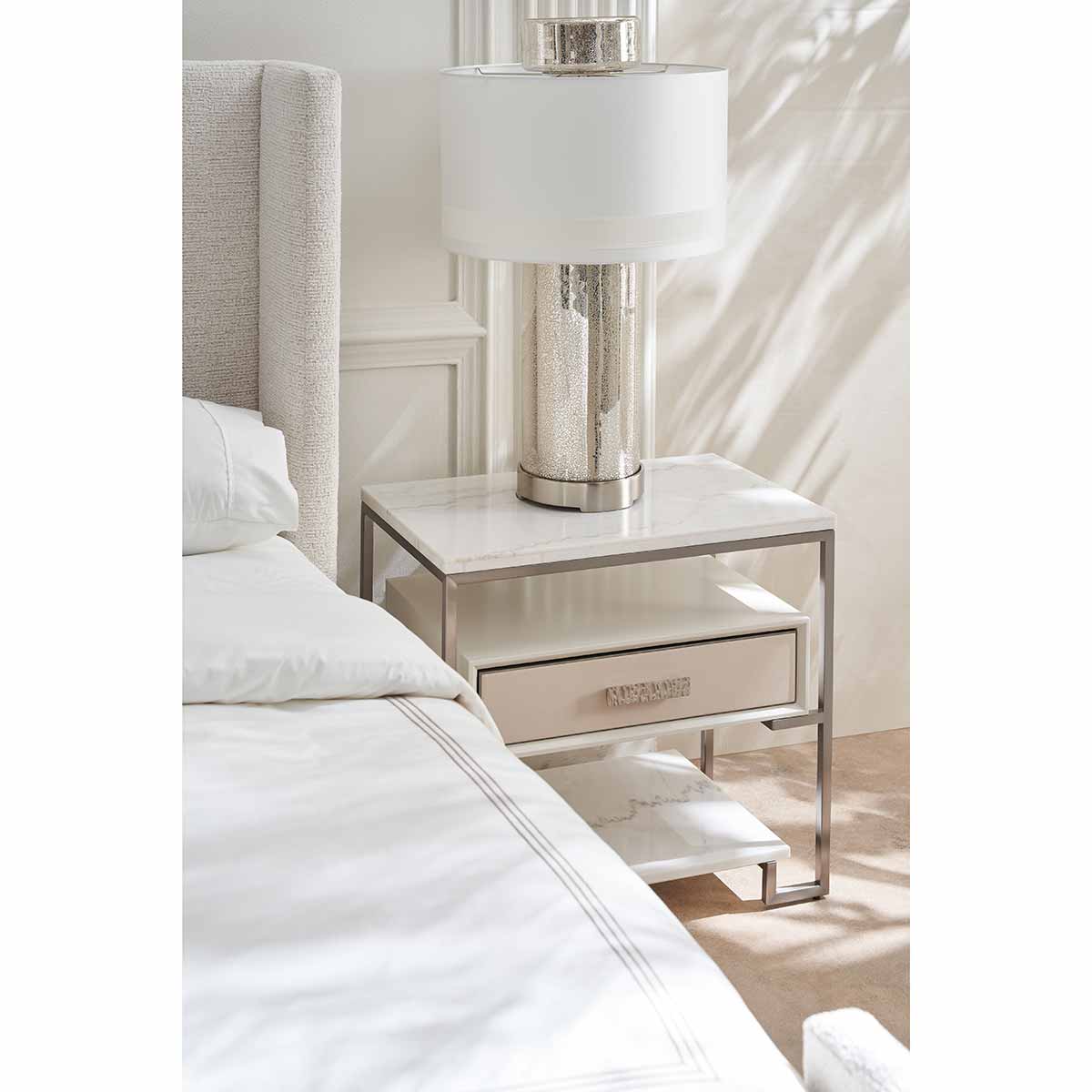 Marbleous Nightstand | Caracole Classic Collection | Elegant Contemporary Luxury Exclusive Designer Furniture