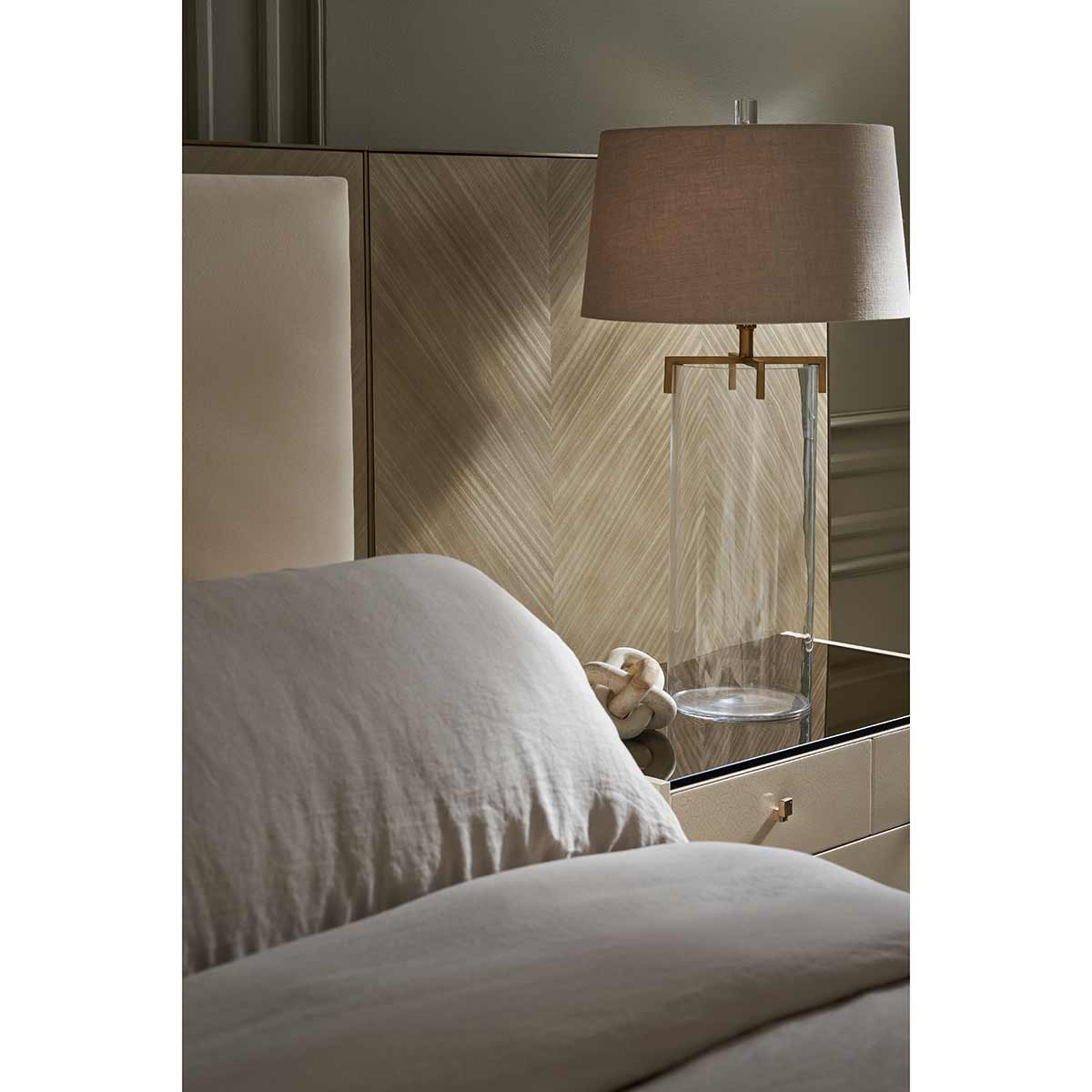 Anthology Bed With Wings | Caracole Classic Collection | Elegant Contemporary Luxury Exclusive Designer Furniture