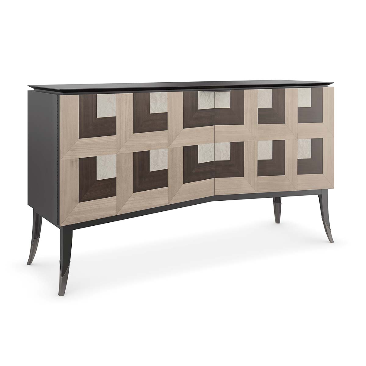 Escher Cabinet | Caracole Classic Collection | Elegant Contemporary Luxury Exclusive Designer Furniture