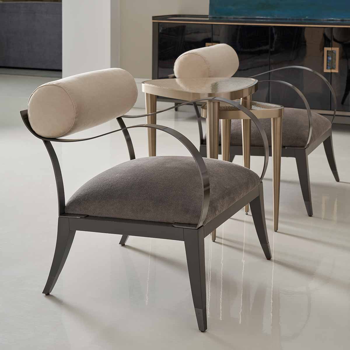 Homage Accent Chair | Caracole Classic Collection | Elegant Contemporary Luxury Exclusive Designer Furniture