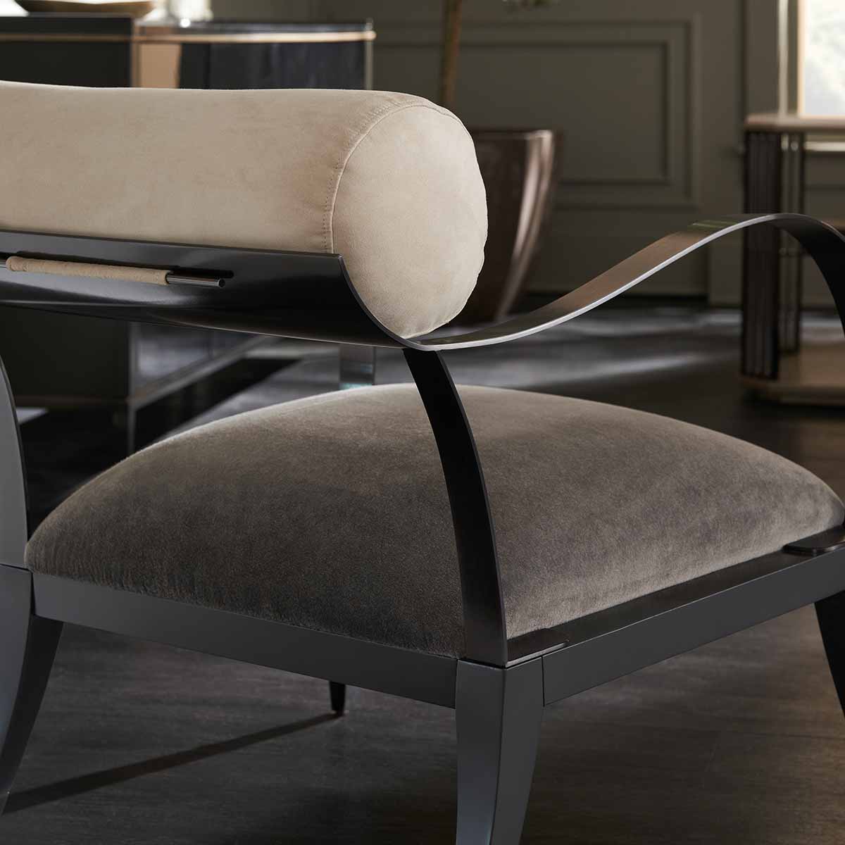 Homage Accent Chair | Caracole Classic Collection | Elegant Contemporary Luxury Exclusive Designer Furniture