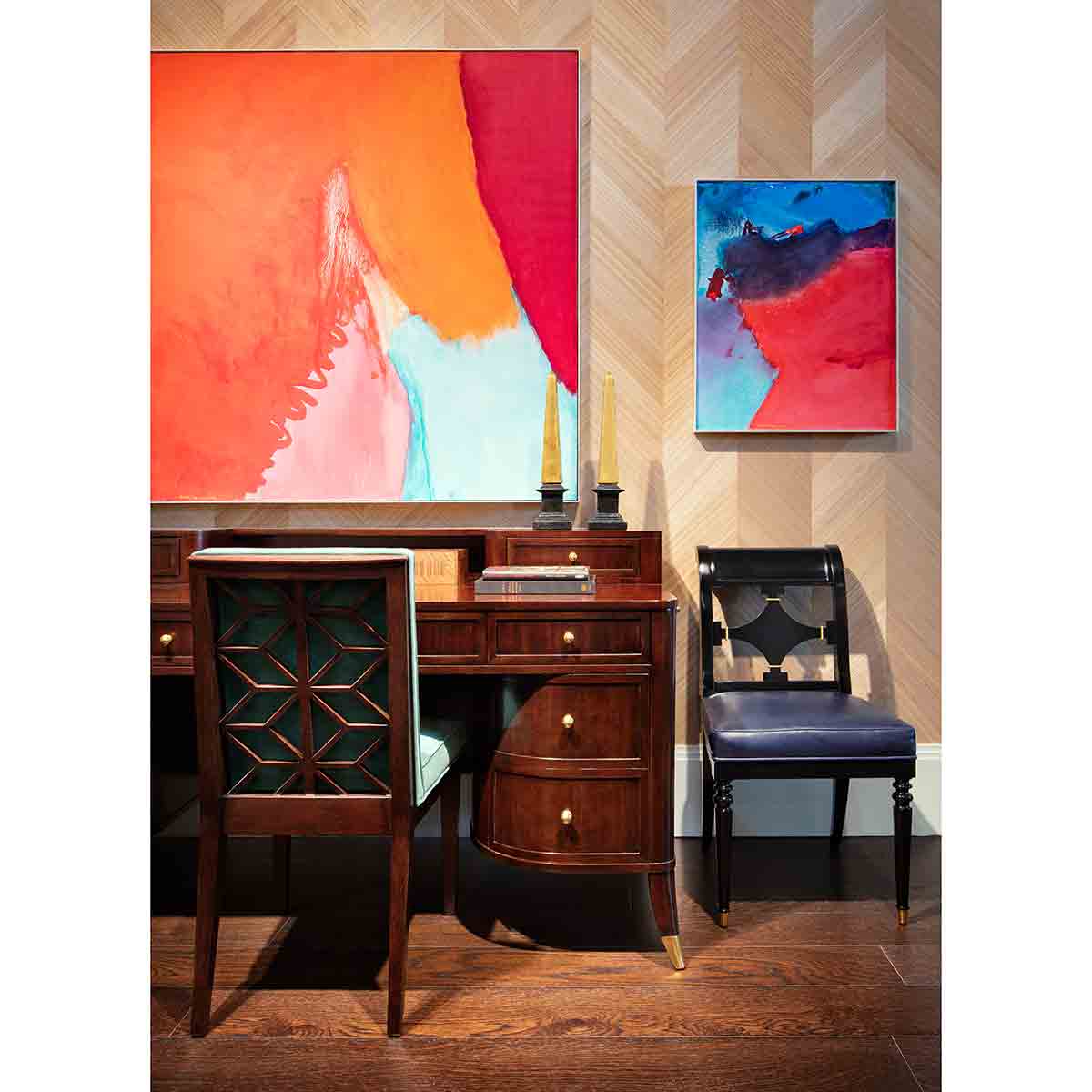Nadine Side Chair | Alexa Hampton Collection | Elegant Transitional Luxury Exclusive Designer Furniture