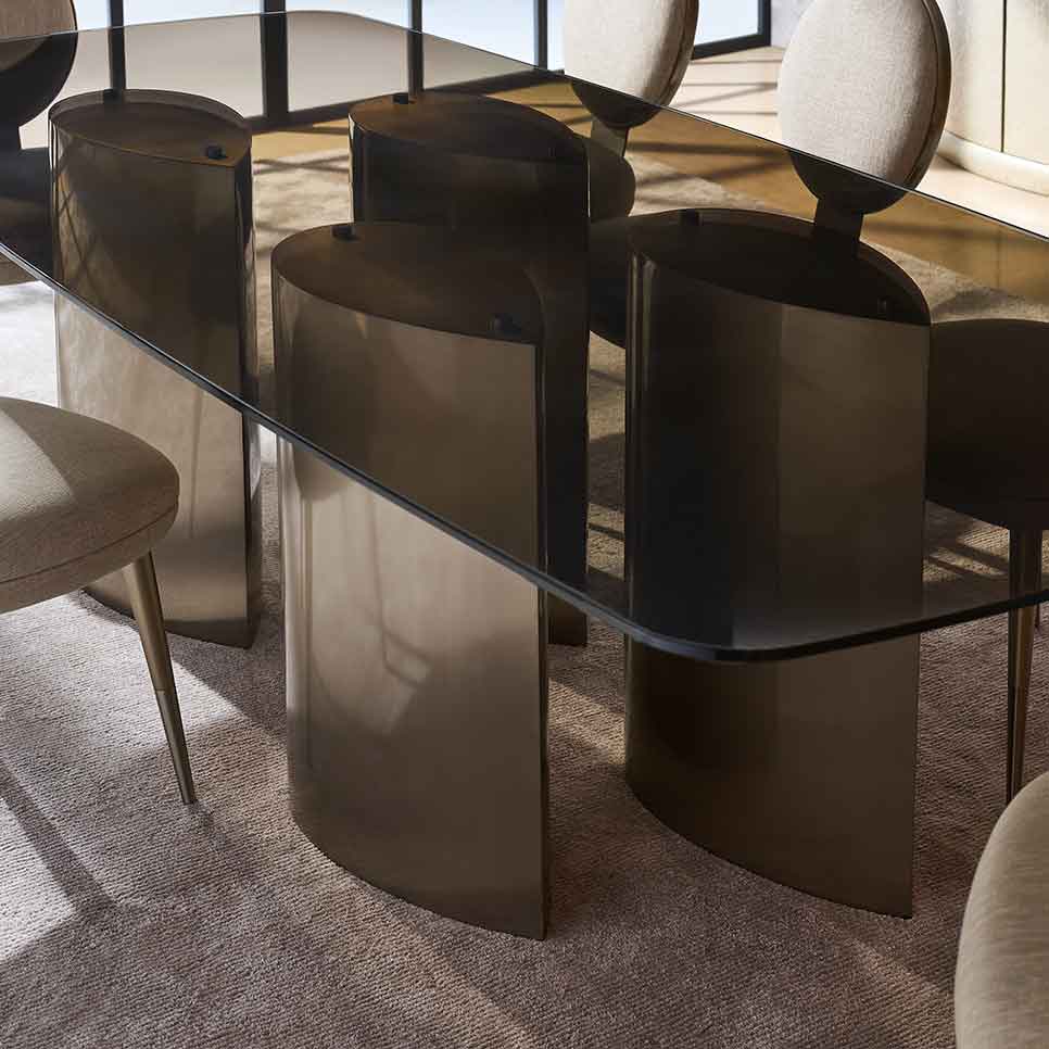 Aphelion 4 Dining Table | Caracole Classic Collection | Elegant Contemporary Luxury Exclusive Designer Furniture