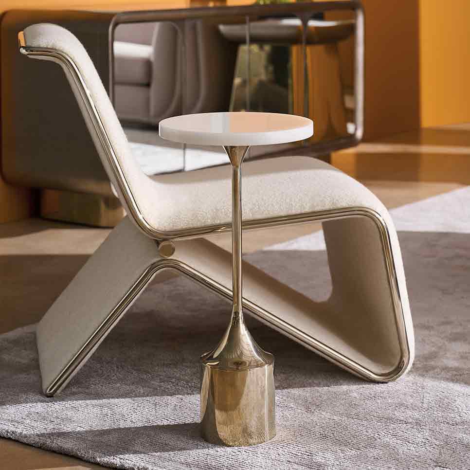 Beta Spot Table | Caracole Classic Collection | Elegant Contemporary Luxury Exclusive Designer Furniture