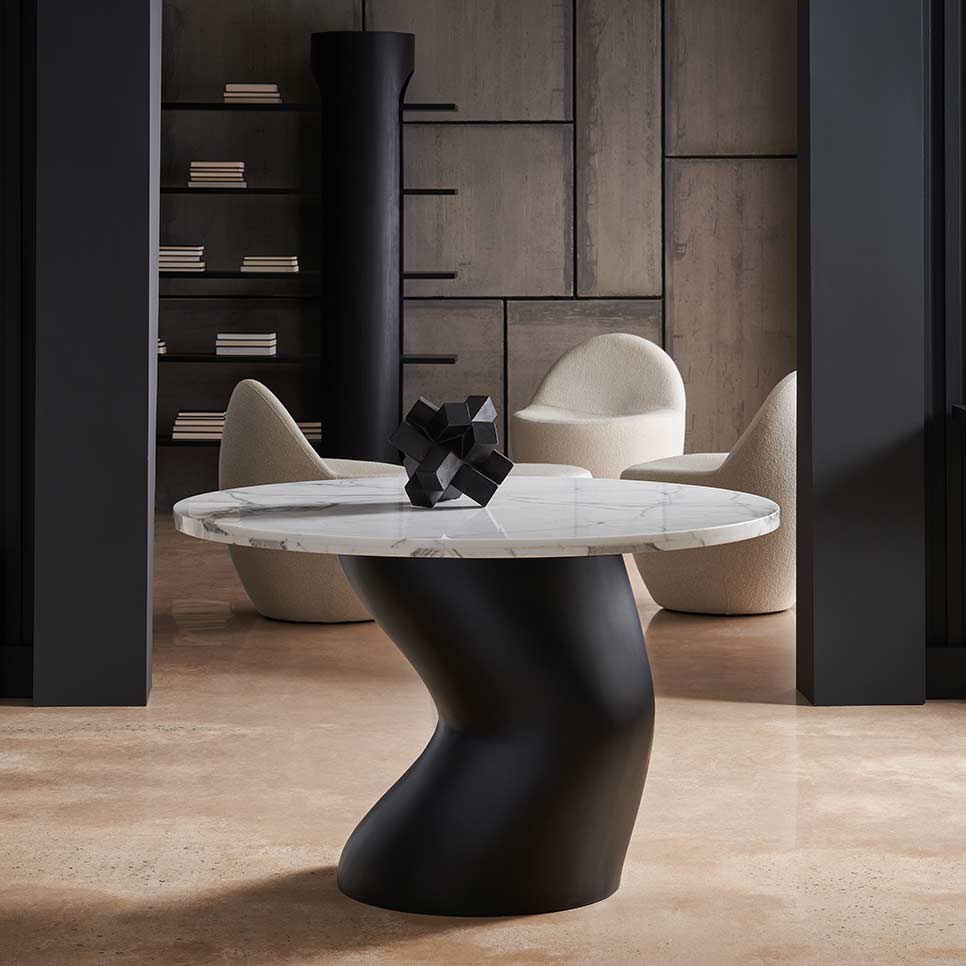 Jose Entrance or Dining Table | Kelly Hoppen Collection from Caracole | Elegant Contemporary Luxury Exclusive Designer Furniture