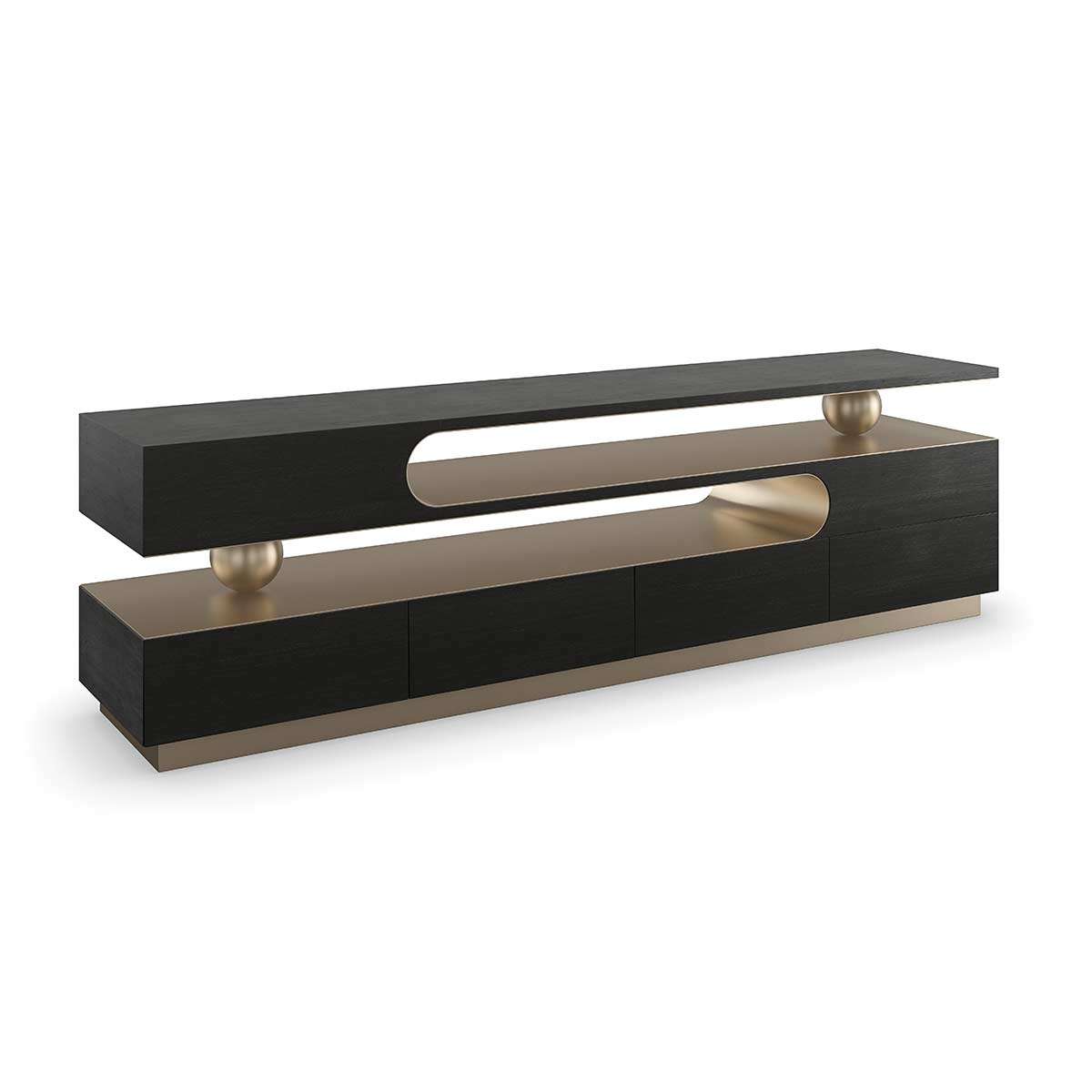 Harmony Media Unit | Caracole Modern Principles Collection | Elegant Contemporary Luxury Exclusive Designer Furniture