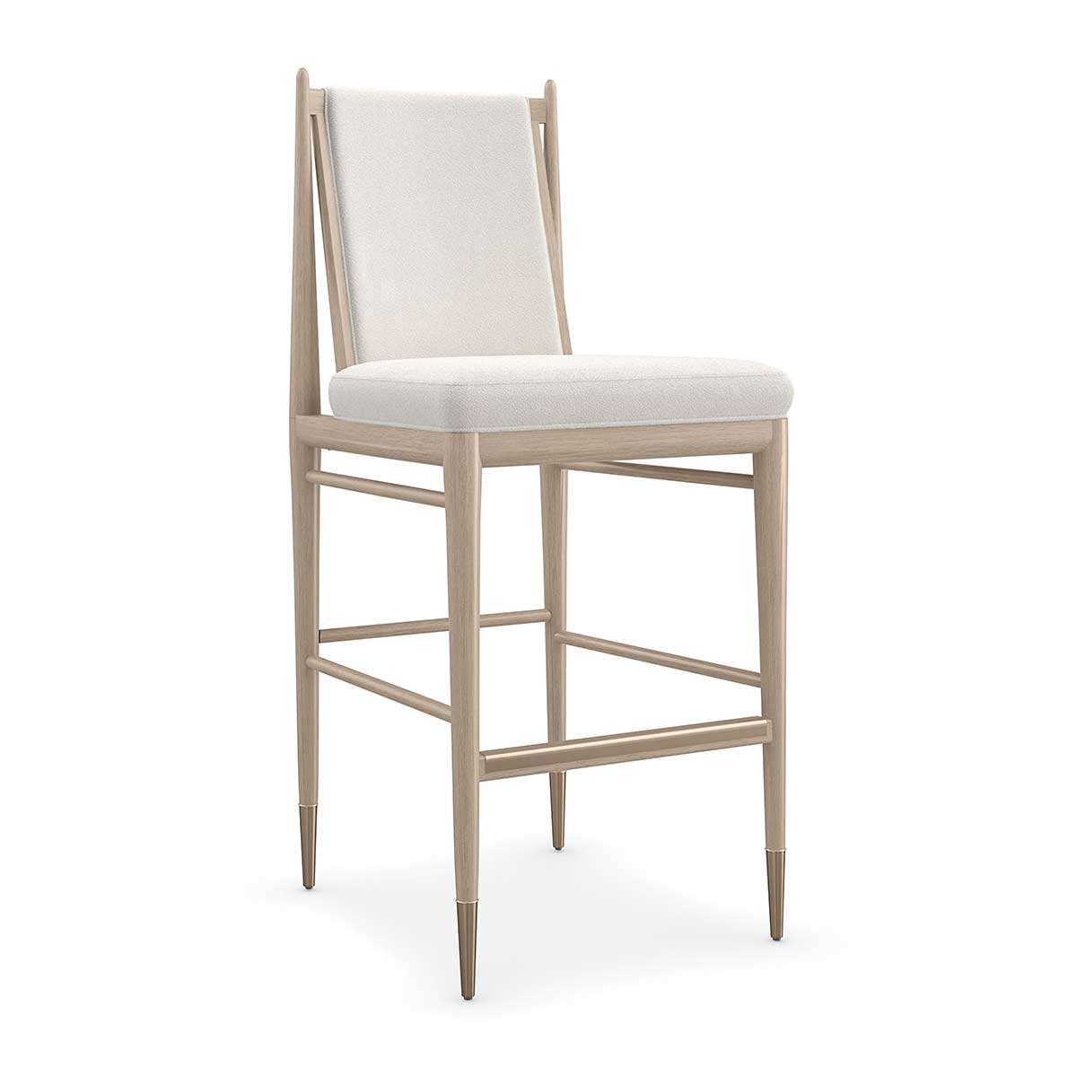 Unity Light Bar Stool | Caracole Modern Principles Collection | Elegant Contemporary Luxury Exclusive Designer Furniture