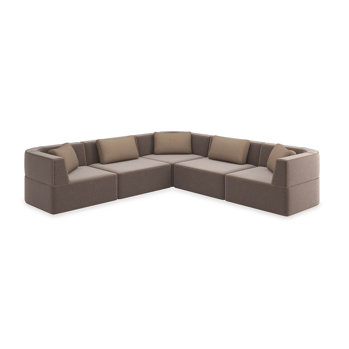 Marbella Sectional | Caracole Classic Collection – Modern Resort | Elegant Contemporary Luxury Exclusive Designer Furniture
