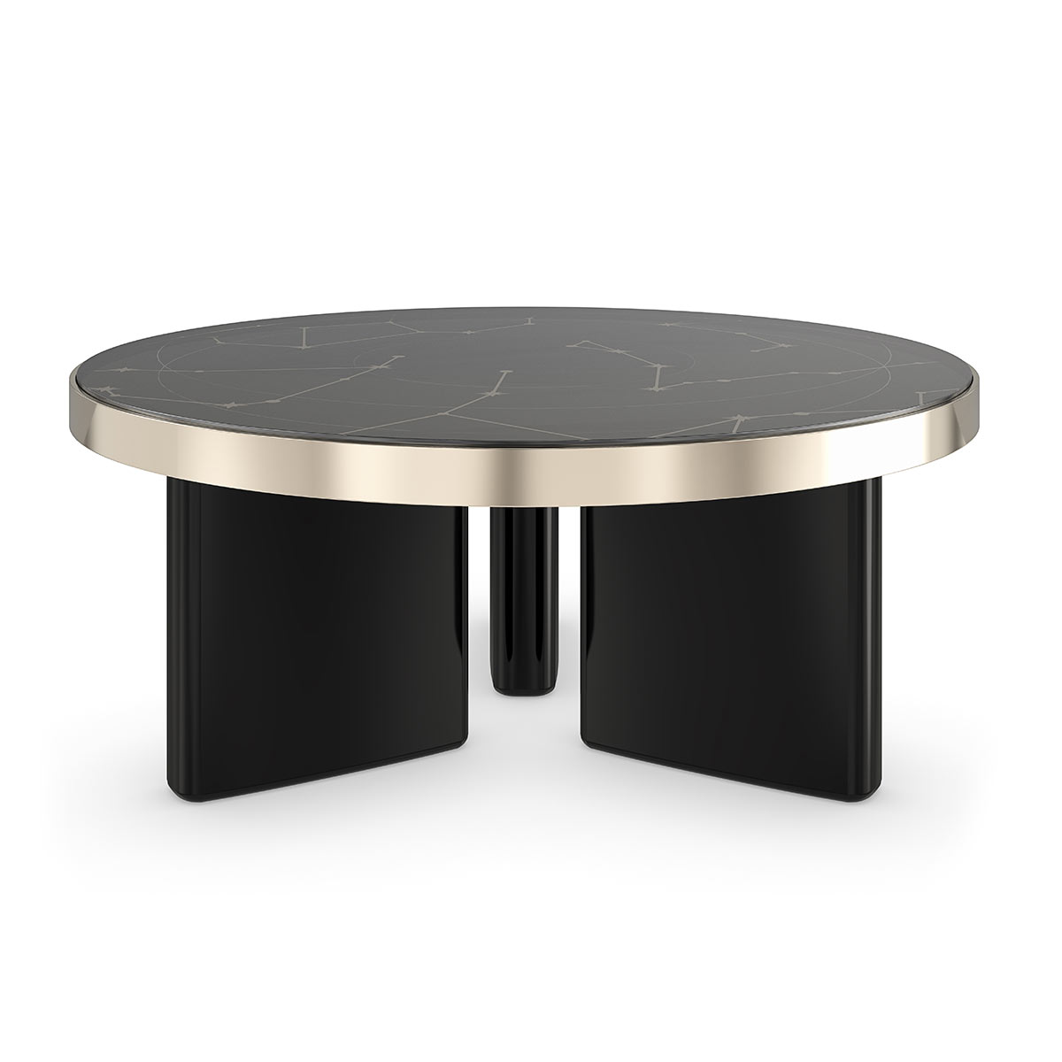 Umbra Large Cocktail Table | Caracole Signature Collection | Elegant Contemporary Luxury Exclusive Designer Furniture