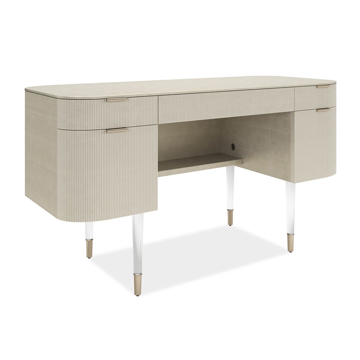 Lady Love Desk – Oracle | Caracole Classic | Elegant Contemporary Luxury Exclusive Designer Furniture