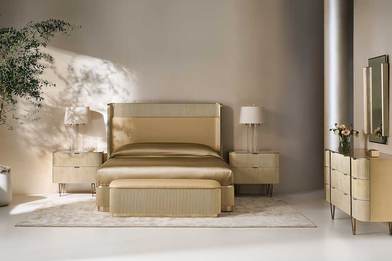 Fall in Love Bed | Caracole Classic Collection | Elegant Contemporary Luxury Exclusive Designer Furniture