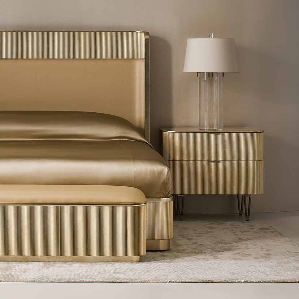 Fall in Love Bed | Caracole Classic Collection | Elegant Contemporary Luxury Exclusive Designer Furniture