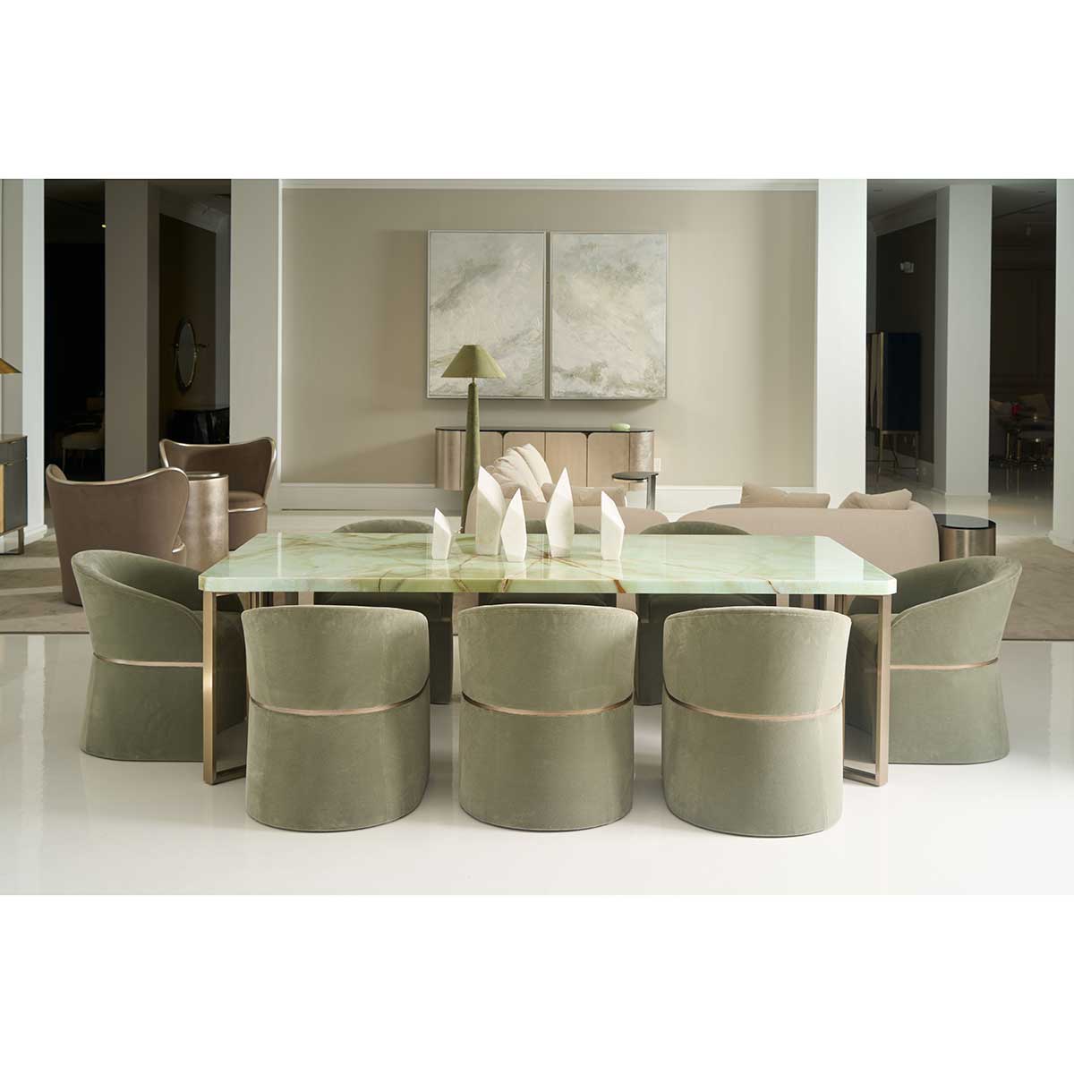 The Naturalist Dining Table | Caracole Classic Collection | Elegant Contemporary Luxury Exclusive Designer Furniture