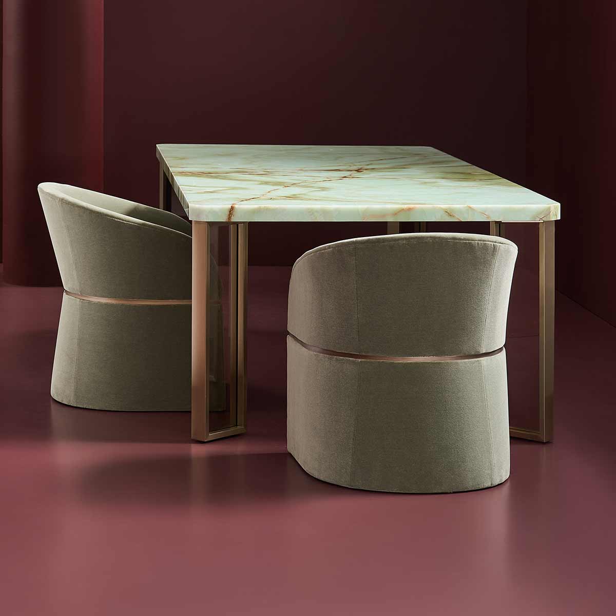 The Naturalist Dining Table | Caracole Classic Collection | Elegant Contemporary Luxury Exclusive Designer Furniture