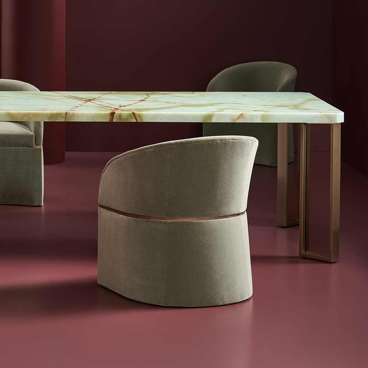 The Naturalist Dining Table | Caracole Classic Collection | Elegant Contemporary Luxury Exclusive Designer Furniture
