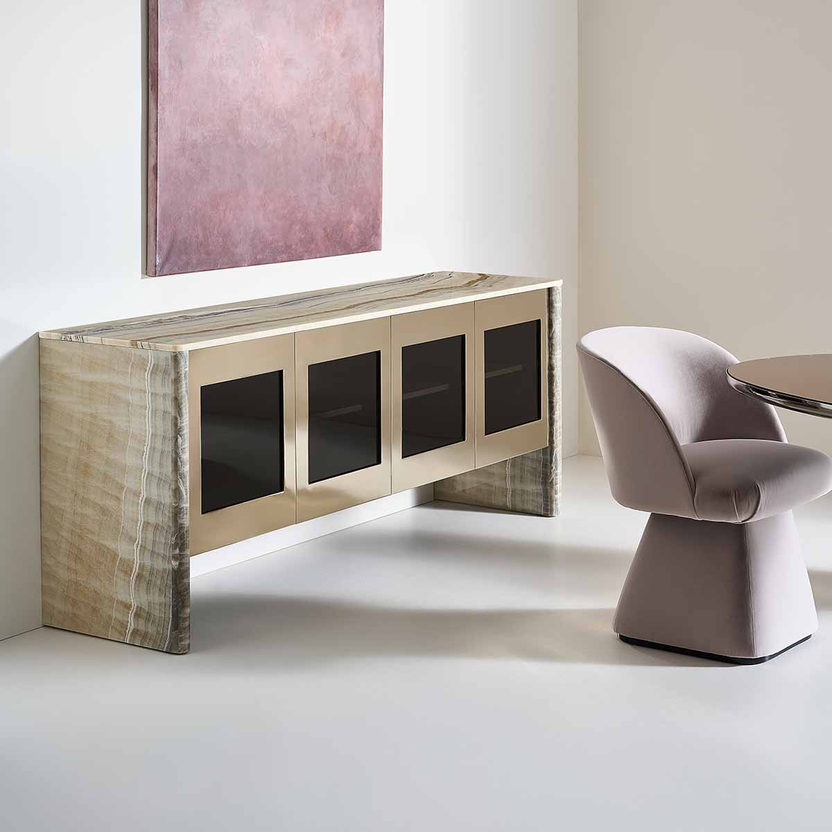 Sojourn Sideboard | Caracole Classic Collection | Elegant Contemporary Luxury Exclusive Designer Furniture