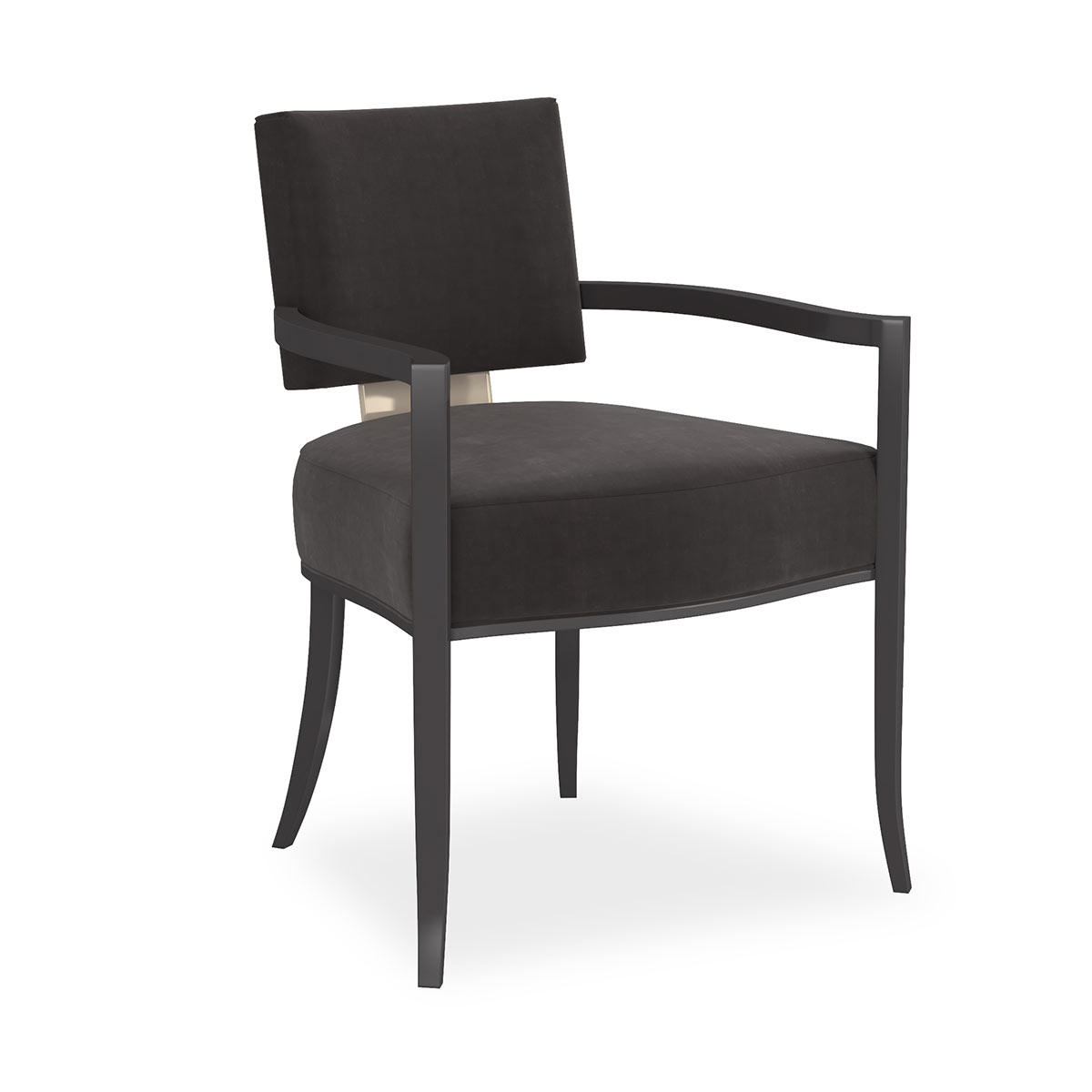 Reserved Seating Dining Armchair | Caracole Classic Collection | Elegant Contemporary Luxury Exclusive Designer Furniture