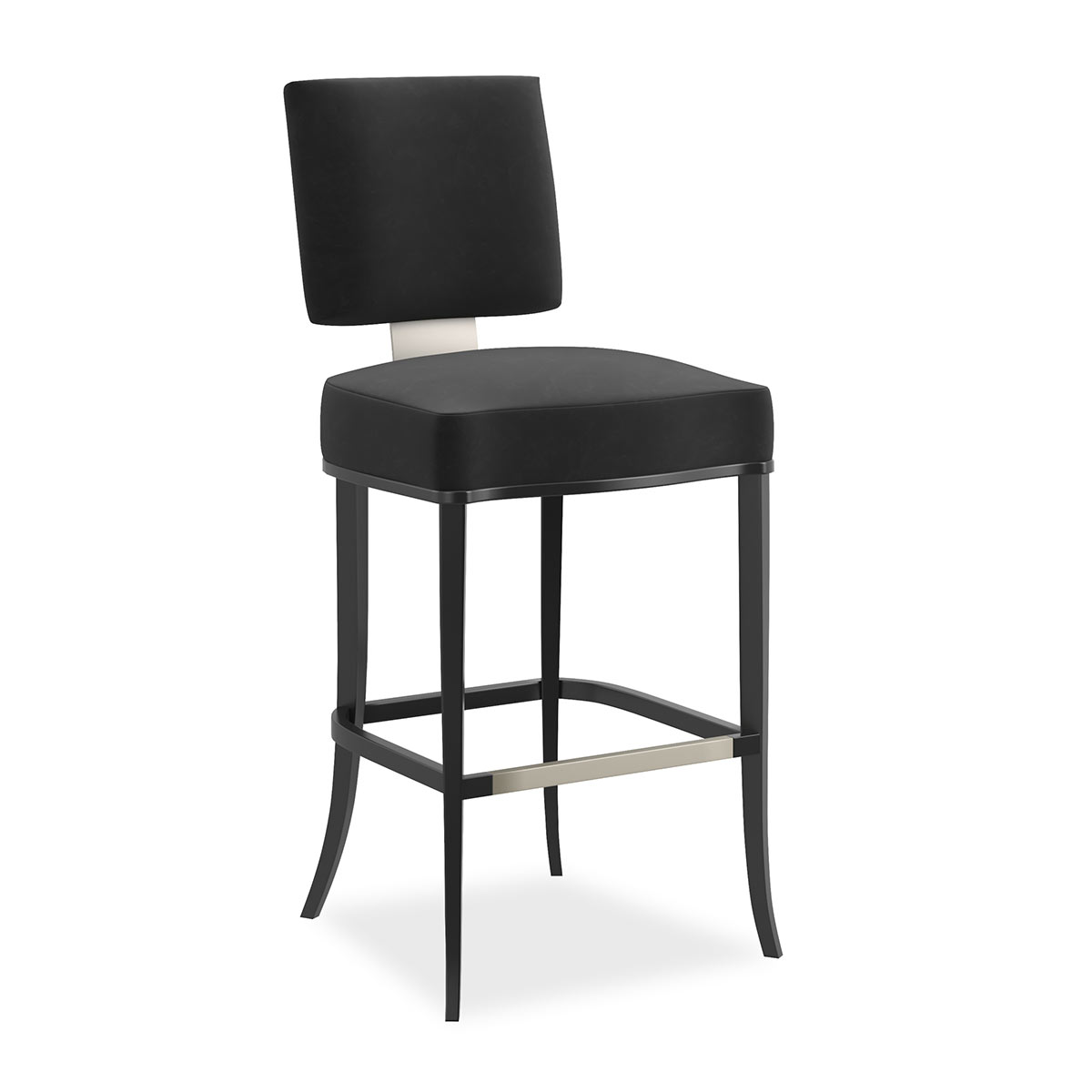 Reserved Seating Bar Stool | Caracole Classic Collection | Elegant Contemporary Luxury Exclusive Designer Furniture