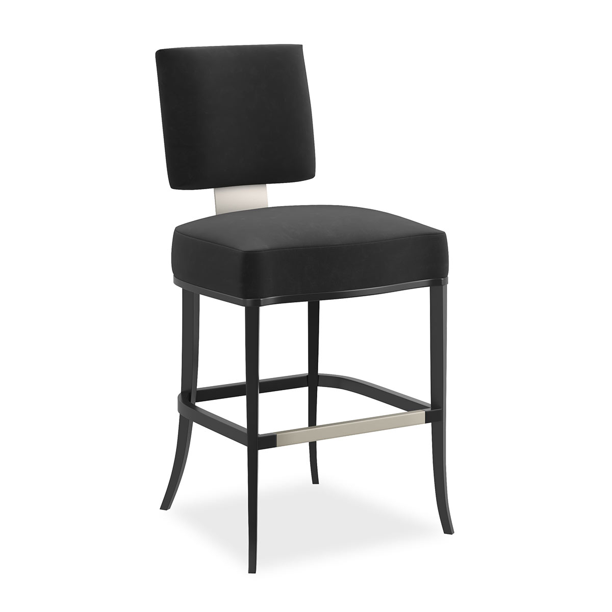 Reserved Seating Counter Stool | Caracole Classic Collection | Elegant Contemporary Luxury Exclusive Designer Furniture