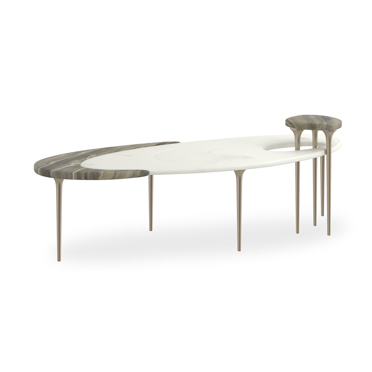 Resonance Cocktail Table | Caracole Classic Collection | Elegant Contemporary Luxury Exclusive Designer Furniture