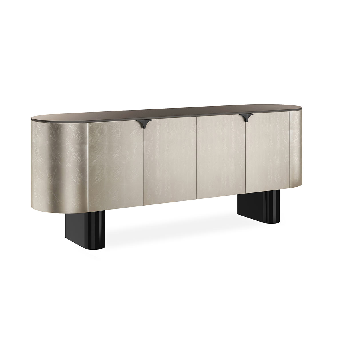Gustav Media Console | Caracole Classic Collection | Elegant Contemporary Luxury Exclusive Designer Furniture