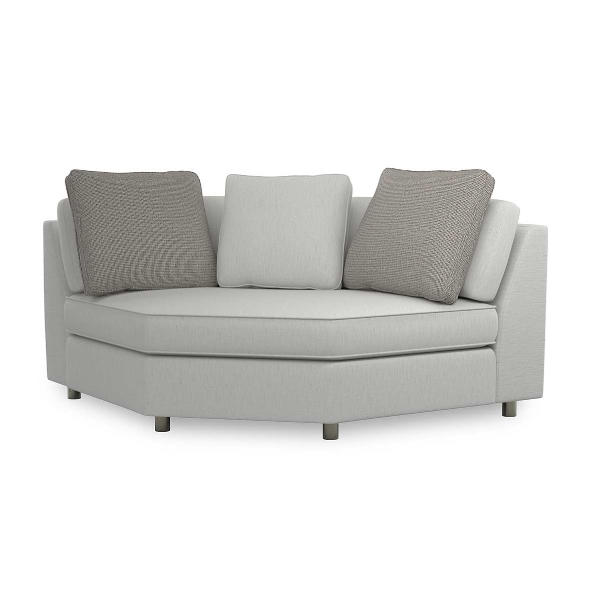 I'm Shelf-ish Sectional Sofa | Caracole Classic Collection | Elegant Contemporary Luxury Exclusive Designer Furniture