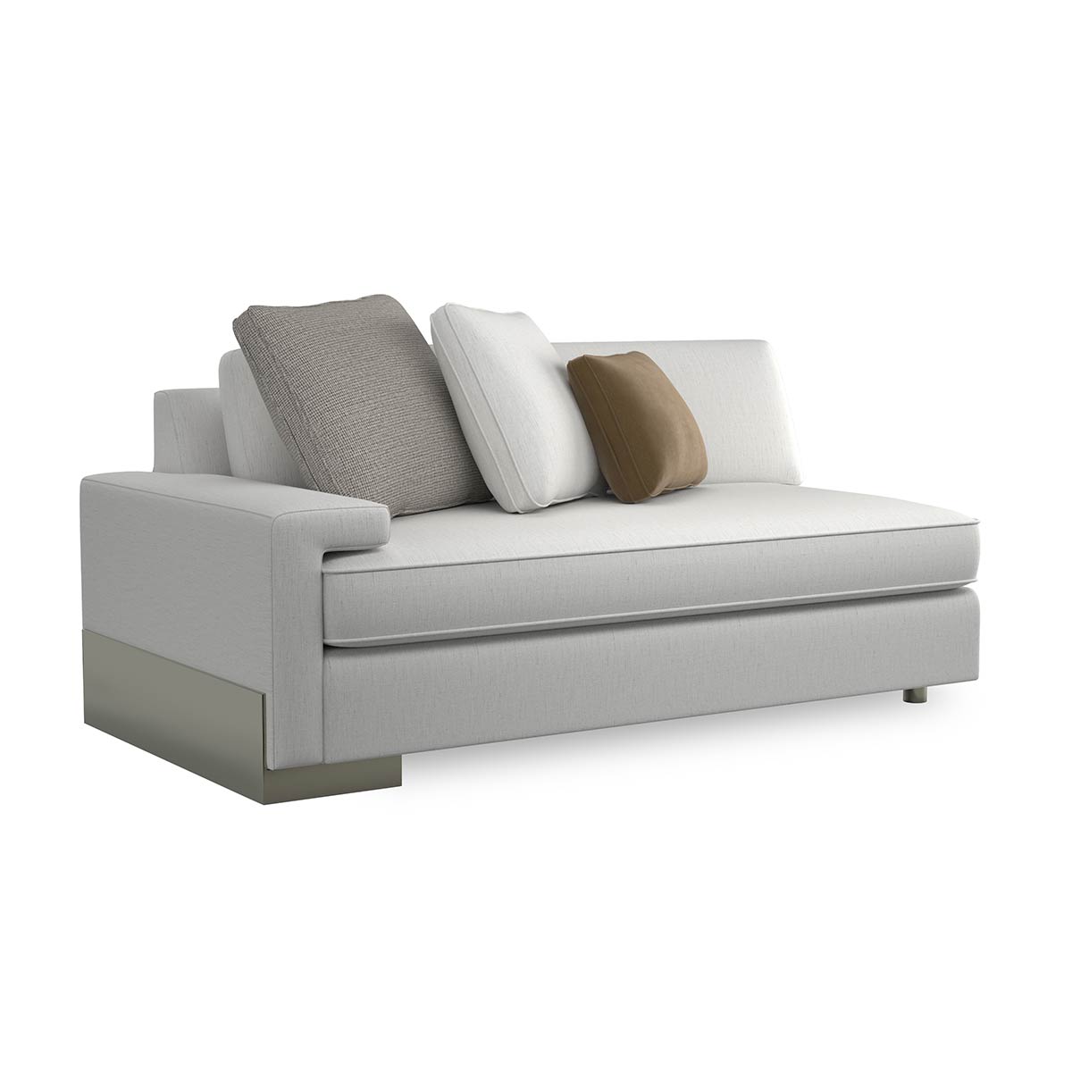 I'm Shelf-ish Sectional Sofa | Caracole Classic Collection | Elegant Contemporary Luxury Exclusive Designer Furniture