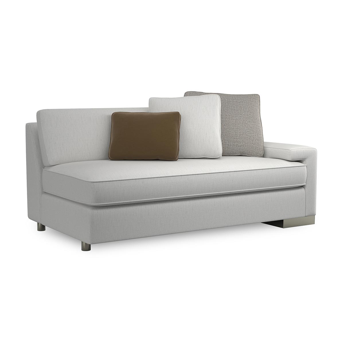 I'm Shelf-ish Sectional Sofa | Caracole Classic Collection | Elegant Contemporary Luxury Exclusive Designer Furniture