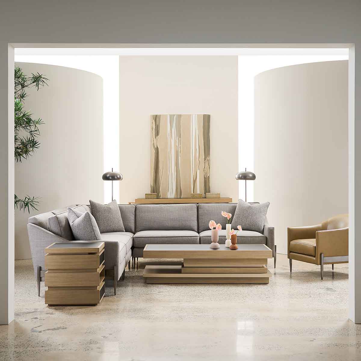 Remix Sectional | Caracole Classic Collection | Elegant Contemporary Luxury Exclusive Designer Furniture