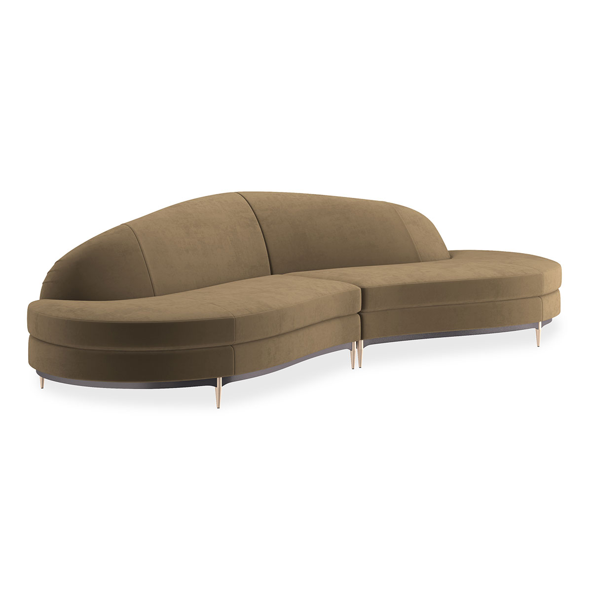 Three's Company Sectional Sofa | Caracole Classic Collection | Elegant Contemporary Luxury Exclusive Designer Furniture