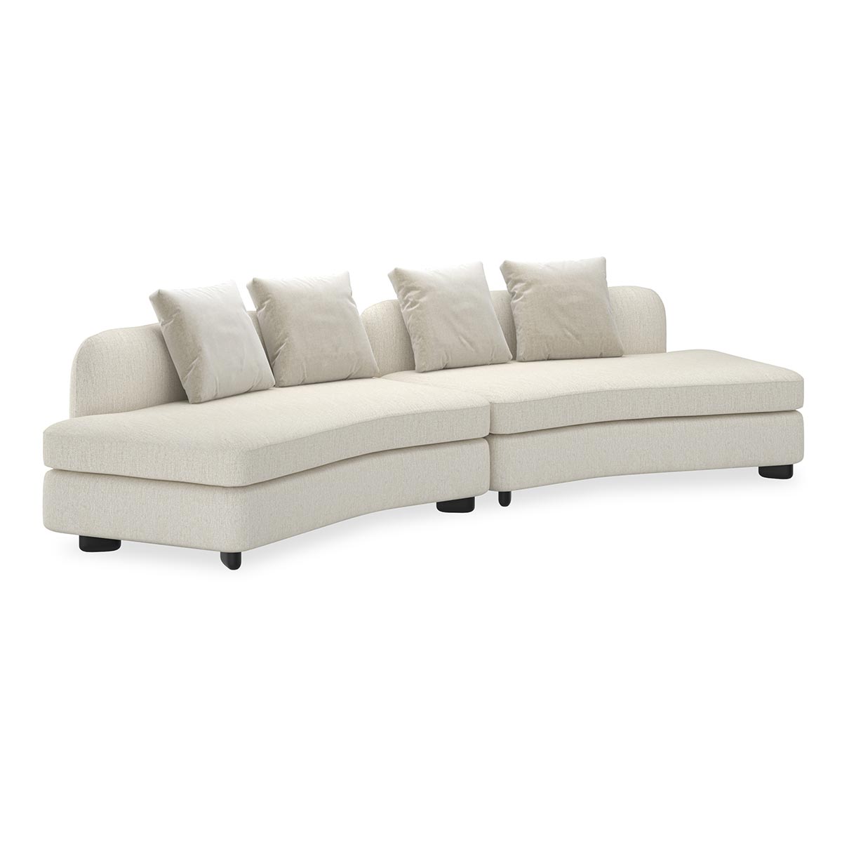 Lumi Sectional | Caracole Classic Collection | Elegant Contemporary Luxury Exclusive Designer Furniture