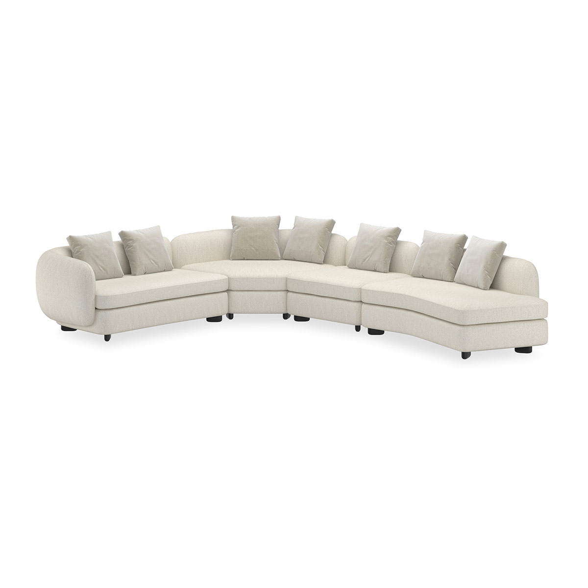 Lumi Sectional | Caracole Classic Collection | Elegant Contemporary Luxury Exclusive Designer Furniture