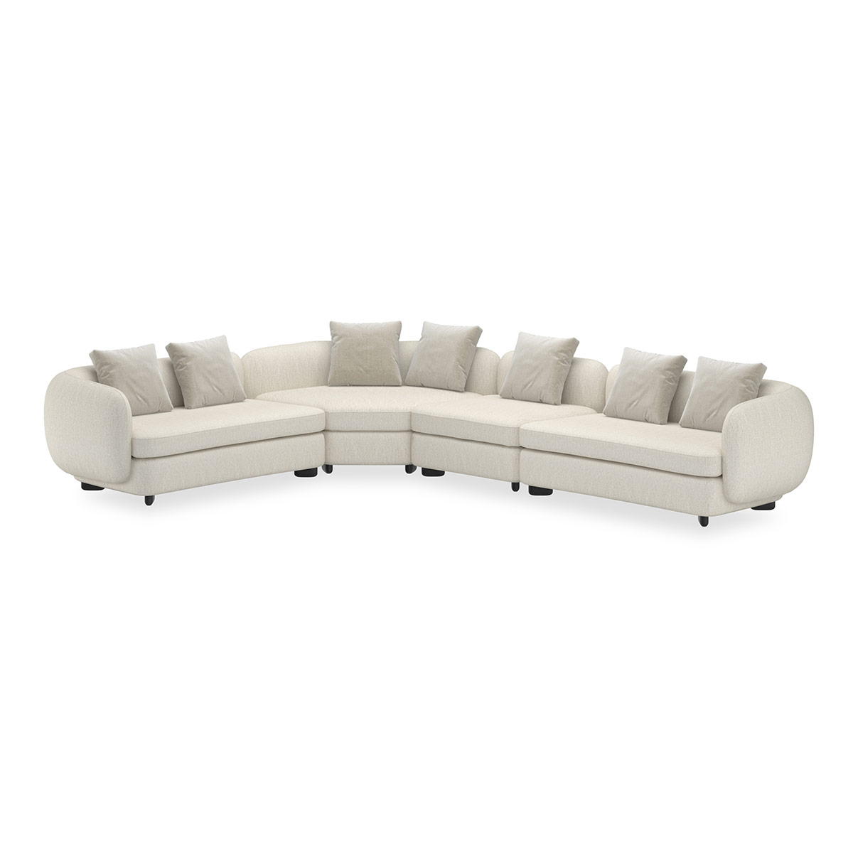 Lumi Sectional | Caracole Classic Collection | Elegant Contemporary Luxury Exclusive Designer Furniture