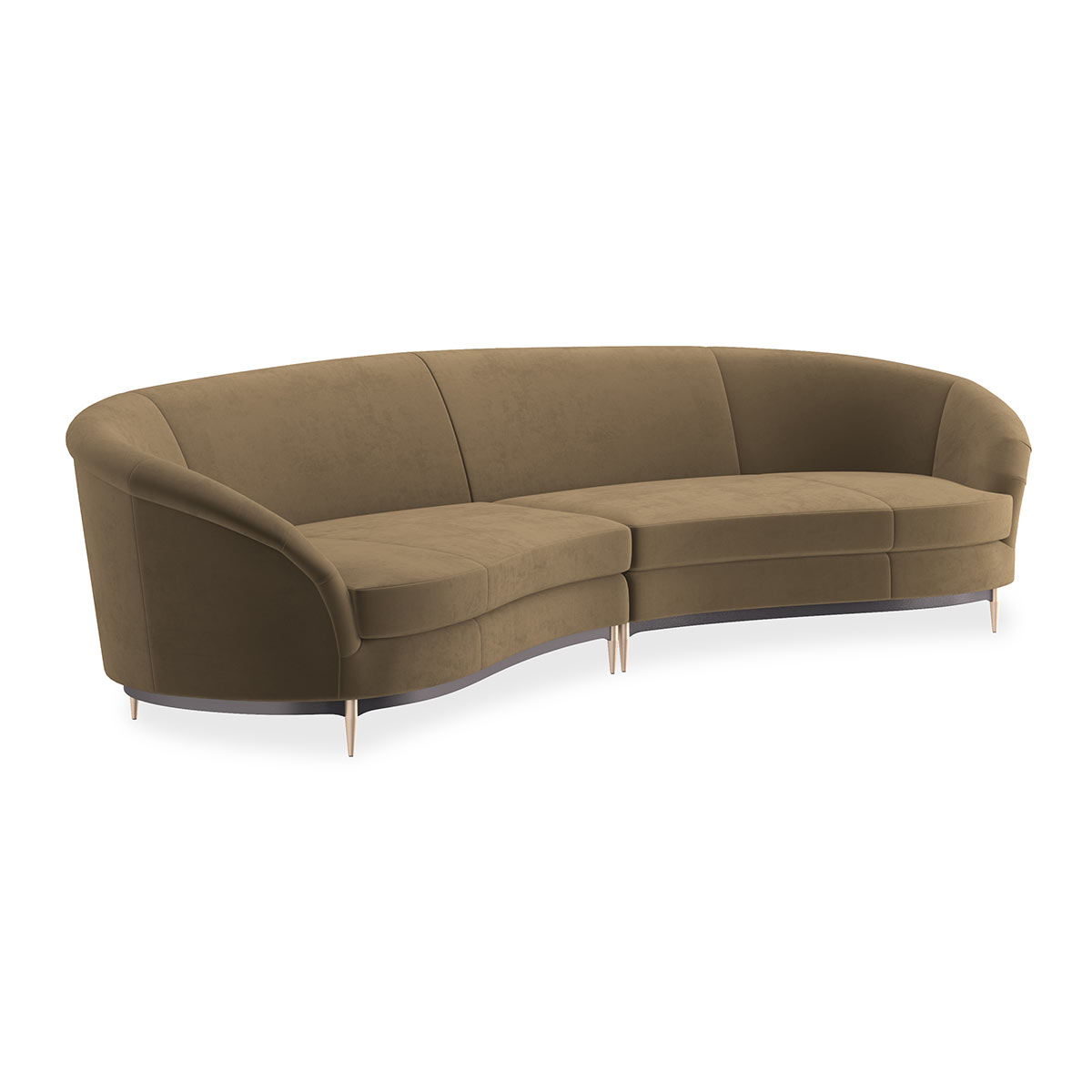 Three's Company Sectional Sofa | Caracole Classic Collection | Elegant Contemporary Luxury Exclusive Designer Furniture