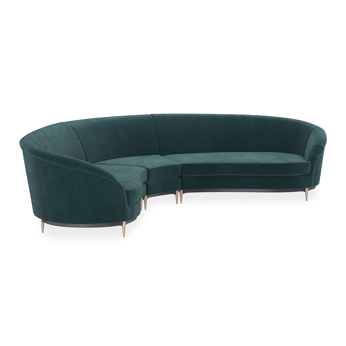 Three's Company Sectional Sofa | Caracole Classic Collection | Elegant Contemporary Luxury Exclusive Designer Furniture