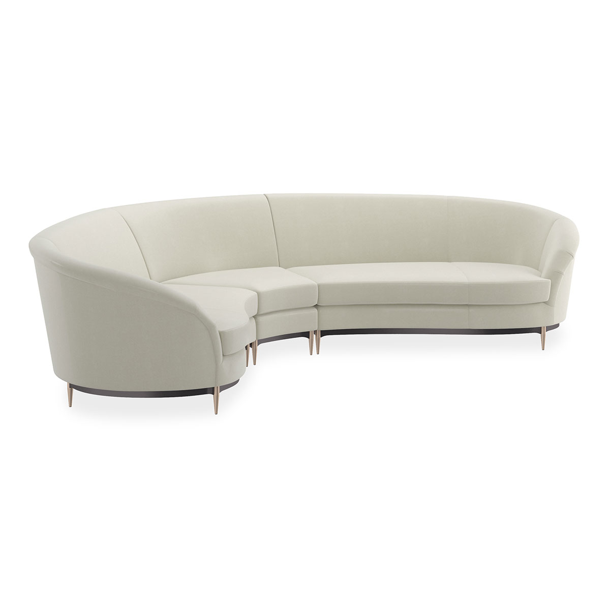 Three's Company Sectional Sofa | Caracole Classic Collection | Elegant Contemporary Luxury Exclusive Designer Furniture