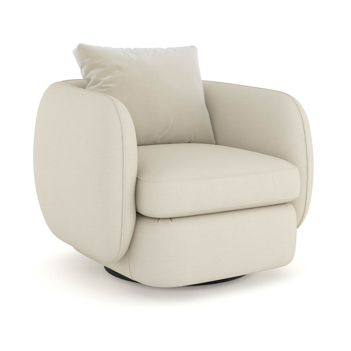 Lumi Swivel Chair | Caracole Classic Collection | Elegant Contemporary Luxury Exclusive Designer Furniture