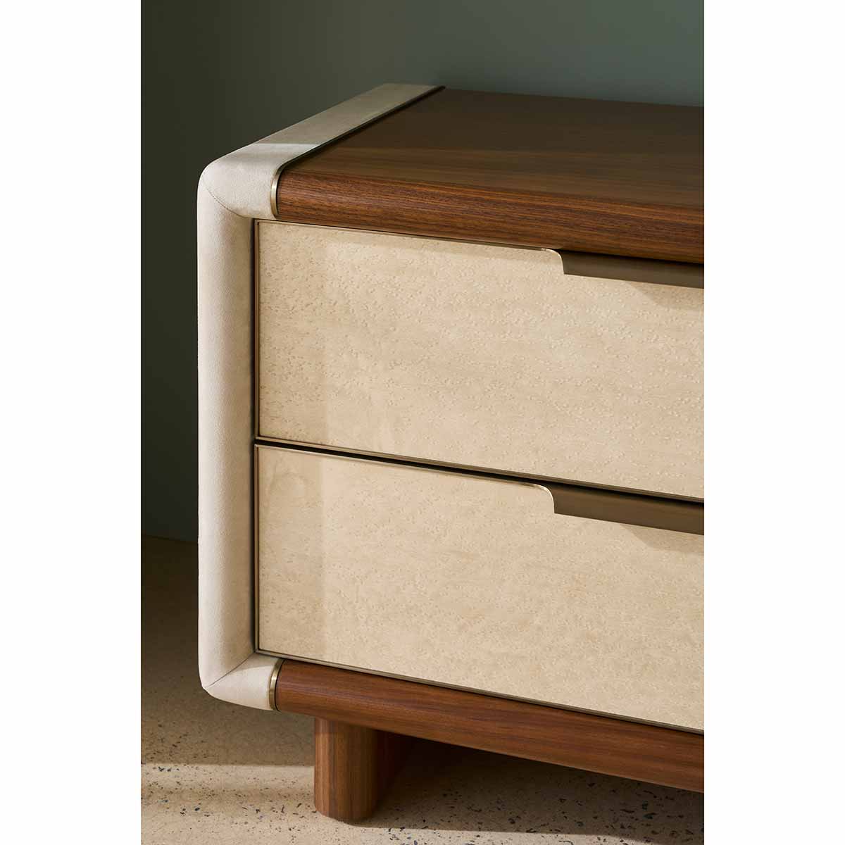 Botero Large Nightstand | Caracole Classic Collection | Elegant Contemporary Luxury Exclusive Designer Furniture
