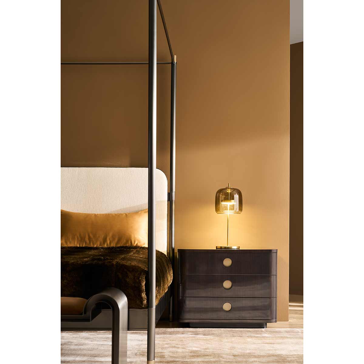 Bachelor Nightstand | Caracole Classic Collection | Elegant Contemporary Luxury Exclusive Designer Furniture